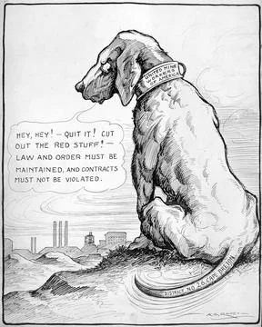 RECORD DATE NOT STATED  Cartoon - The Recalcitrant Candal Appendage Arthur... Stock Photos