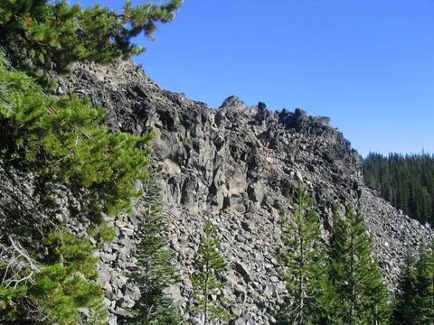 RECORD DATE NOT STATED Cascade Lakes Scenic Byway - Devil s Garden. Devil ... Stock Photos