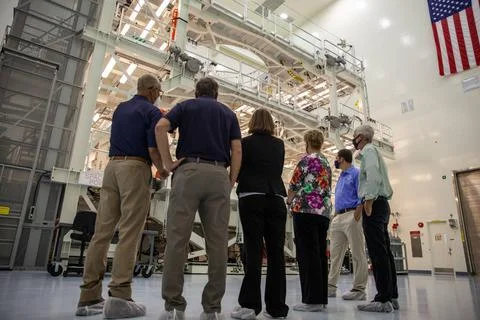 RECORD DATE NOT STATED  Catherine Koerner, third from left, NASA Orion Pro... 스톡 사진