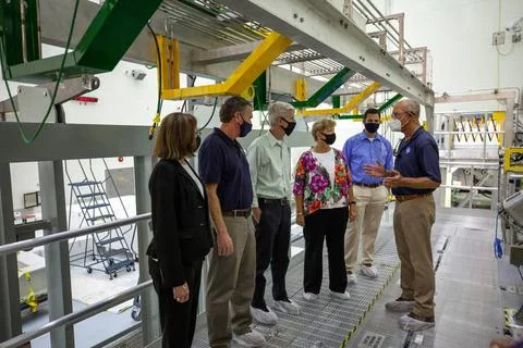 RECORD DATE NOT STATED  Catherine Koerner, far left, NASA Orion Program ma... Foto stock