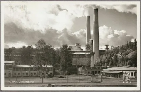 RECORD DATE NOT STATED Cement factory in Stora Vika. Copyright: xpiemagsx ... Stock Photos