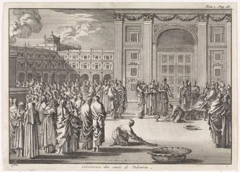 RECORD DATE NOT STATED  Ceremony with adultery for adultery women, Jan Luy... Stock Photos