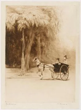 RECORD DATE NOT STATED  Chahine, Edgar (n.1874 - D.1947), Le Tonneau (Taba... Stock Photos