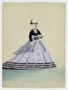 RECORD DATE NOT STATED  Charles Pilatte for the Ghys house. Model-figure f... Stock Photos