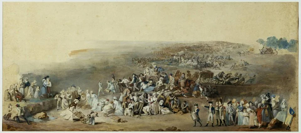 RECORD DATE NOT STATED  Charles Etienne Leguay. Booknip day . Paris, Carna... Stock Photos
