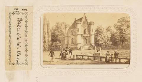 RECORD DATE NOT STATED  ChÃ¢teau de La Reine Blanche Ã Coye (Oise). Charle Foto stock