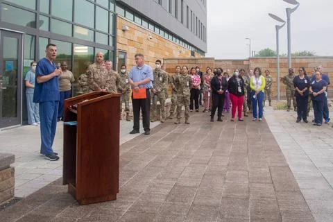 RECORD DATE NOT STATED Chief Master Sgt. Marc Schoellkopf, 59th Medical Wi... Stock Photos