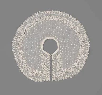 RECORD DATE NOT STATED  Children s collar of Batist, trimmed with a scallo... Stock Photos