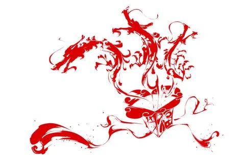 RECORD DATE NOT STATED Chinese traditional painting of Chinese dragon Beij... Stock Photos