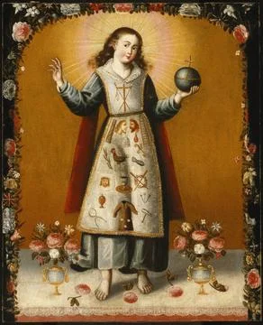 RECORD DATE NOT STATED Christ Child with Passion Symbols Unknown. Christ C... Stock Photos