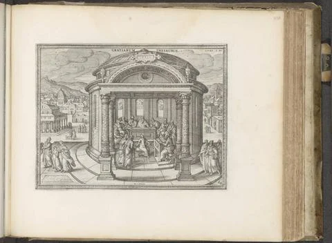 RECORD DATE NOT STATED  Christ between the scribes, 1653 - 1654 print Chri... Stock Photos