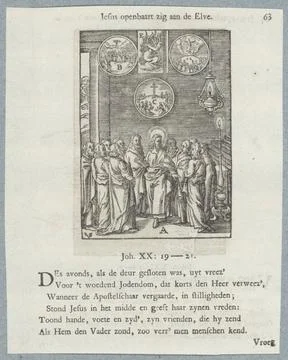 RECORD DATE NOT STATED  Christ predicts the coming of the Holy Spirit, 174... 스톡 사진