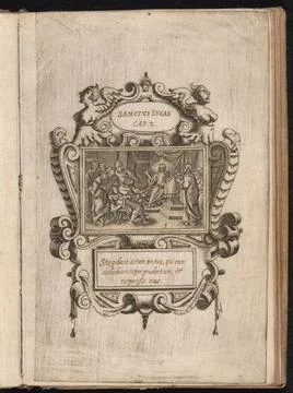 RECORD DATE NOT STATED  Christ between the scribes, Anonymous, After Piete... Stock Photos