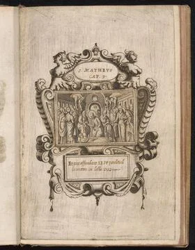 RECORD DATE NOT STATED  Christ heals a paralyzed man, monogrammist HSD (Po... Foto stock
