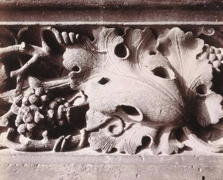 RECORD DATE NOT STATED  Cluny museum. Detail of external sculpture. Paris,... Stock Photos