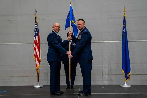 RECORD DATE NOT STATED  Col. Shaun Cruze takes command of the 152nd Mainte... Stock Photos