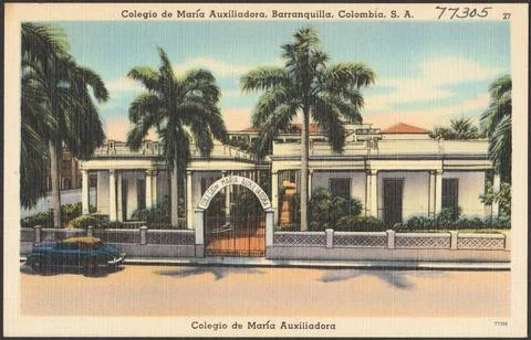 RECORD DATE NOT STATED Colegio de Maria Auxiliadora, Barranquilla, Colombi... Stock Photos