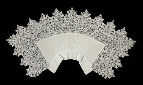 RECORD DATE NOT STATED  Collar of Linen and Needle Lace, anonymous, c. 162... 写真素材