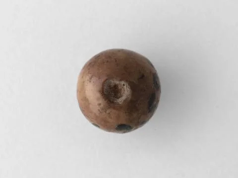 RECORD DATE NOT STATED  Collar pearl. Terracotta. Paris, Carnavalet museum... 스톡 사진