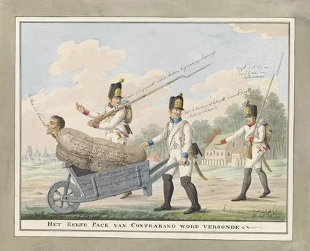 RECORD DATE NOT STATED  Collection of Murat, 1815, Wijnand Esser, 1815 dra... Stock Photos