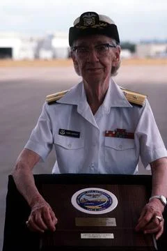 RECORD DATE NOT STATED Commodore Grace M. Hopper, special assistant to the... Stock Photos