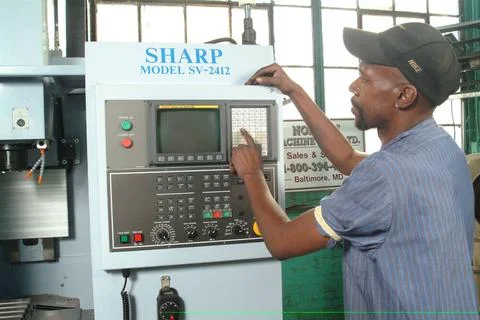 RECORD DATE NOT STATED Computer Control Operator and Programmer Copyright:... Stock Photos