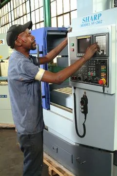 RECORD DATE NOT STATED Computer Control Operator and Programmer Copyright:... 写真素材