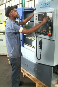 RECORD DATE NOT STATED Computer Control Operator and Programmer Copyright:... Stock Photos