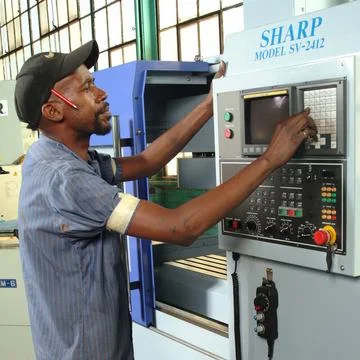 RECORD DATE NOT STATED Computer Control Operator and Programmer Copyright:... 写真素材