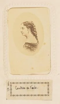 RECORD DATE NOT STATED  Comtesse de Paris. Vallette, photographer (French,... Stock Photos