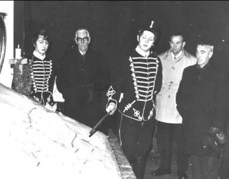 RECORD DATE NOT STATED Conscripts commander -in -house show exercise for 4... Stock Photos