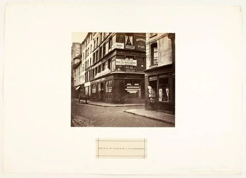 RECORD DATE NOT STATED  Corner of rue du Bac and rue Saint-Dominique. Pari... Stock-Fotos