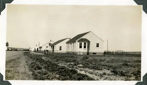 RECORD DATE NOT STATED Cottage, Duplex, Garage, Warehouse CCC-ID. 1900 - 1... Stock Photos