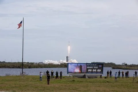 RECORD DATE NOT STATED  The countdown clock at NASAs Kennedy Space Center.. Stock Photos