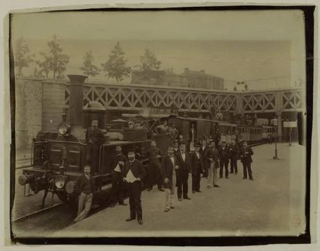 RECORD DATE NOT STATED  The Courcelles bridge. Paris (XVIIth arr.), Around... 스톡 사진