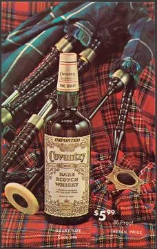 RECORD DATE NOT STATED Coventry, the legendary scotch , Whiskey, Charles J... Stock Photos