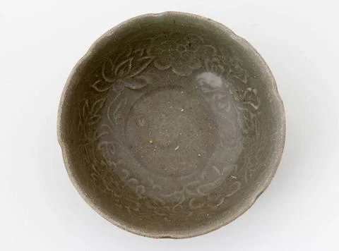 RECORD DATE NOT STATED  Cup . GRS covered Cladon. Paris, Muse Cernuschi. C... 写真素材