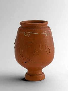 RECORD DATE NOT STATED  Cup. Low-Empire. SigillÃ e ceramics. Paris, Carnav.. Stock Photos