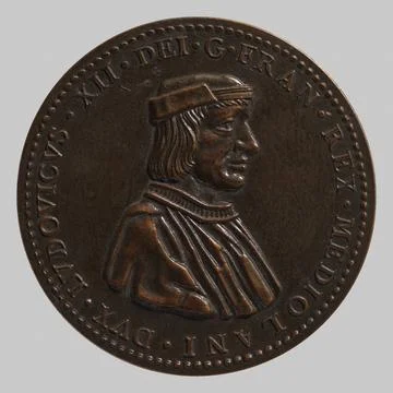 RECORD DATE NOT STATED  Currency of Paris (n. - d.), Louis XII, Duke of Mi... Stock Photos