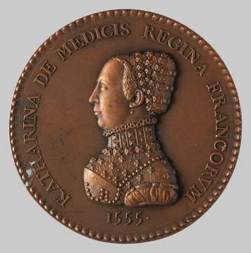 RECORD DATE NOT STATED  Currency of Paris (n. - d.), Henri II and Catherin... Stock-Fotos