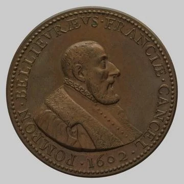 RECORD DATE NOT STATED  Currency of Paris (n. - d.), Pomponne de Bellievre... Stock Photos