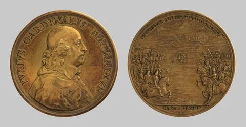 RECORD DATE NOT STATED  Currency of Paris (n. - d.), Mazarin in Cazal (mai... Stock-Fotos