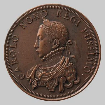 RECORD DATE NOT STATED  Currency of Paris (n. - d.), Charles IX (main titl... Stock-Fotos