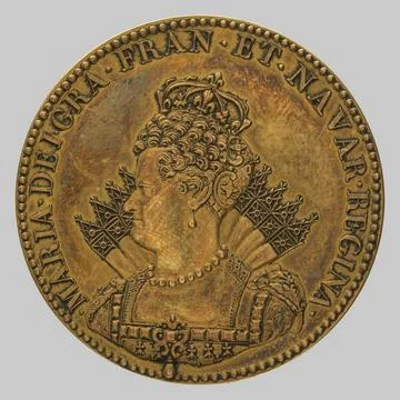 RECORD DATE NOT STATED  Currency of Paris (n. - d.), The coronation of Mar... 写真素材