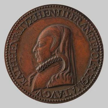 RECORD DATE NOT STATED  Currency of Paris (n. - d.), Catherine de MÃ dicis.. Stock-Fotos