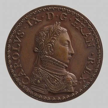 RECORD DATE NOT STATED  Currency of Paris (n. - d.), Charles IX (main titl... Stock Photos
