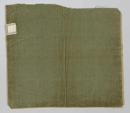 RECORD DATE NOT STATED  Cut velvet with geometric pattern of concentric wi... Foto stock