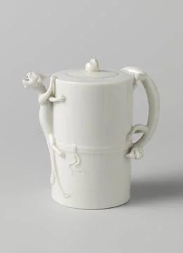 RECORD DATE NOT STATED  Cylindrical wine ewer with dragon-shaped spout and... Stock Photos