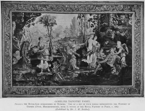 RECORD DATE NOT STATED  Daphne imploring Peneus. La Planche, Raphael de (F... Stock Photos