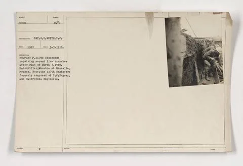 RECORD DATE NOT STATED  Day-after patchwork at Badonviller (France) when C... Fotos de archivo